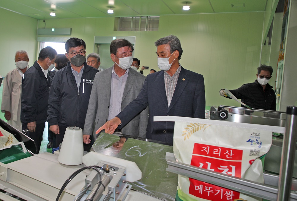 공공비축비 산물벼 수매현장 방문